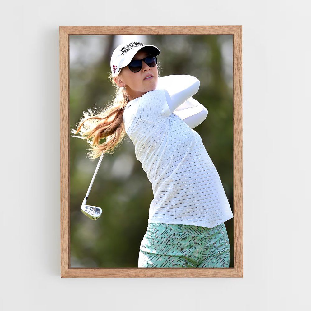 Poster Jessica korda – affiche Golf (vue 4)
